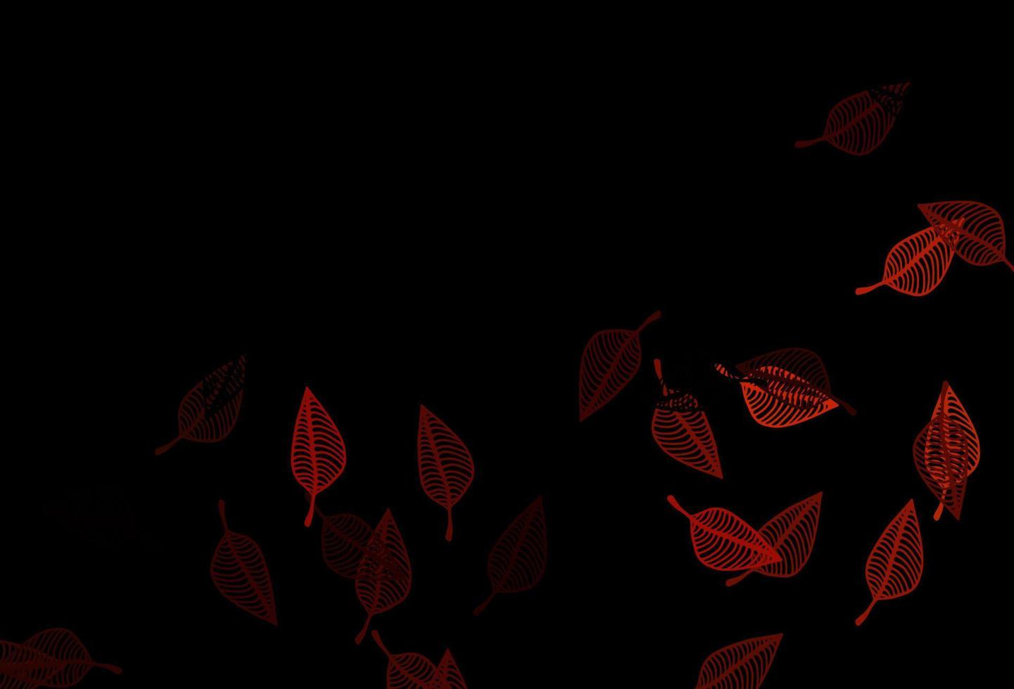 Dark Red, Yellow vector doodle template.