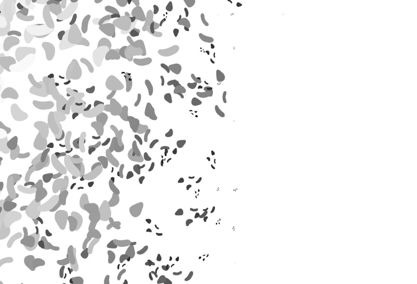 Light Silver, Gray vector template with memphis shapes.