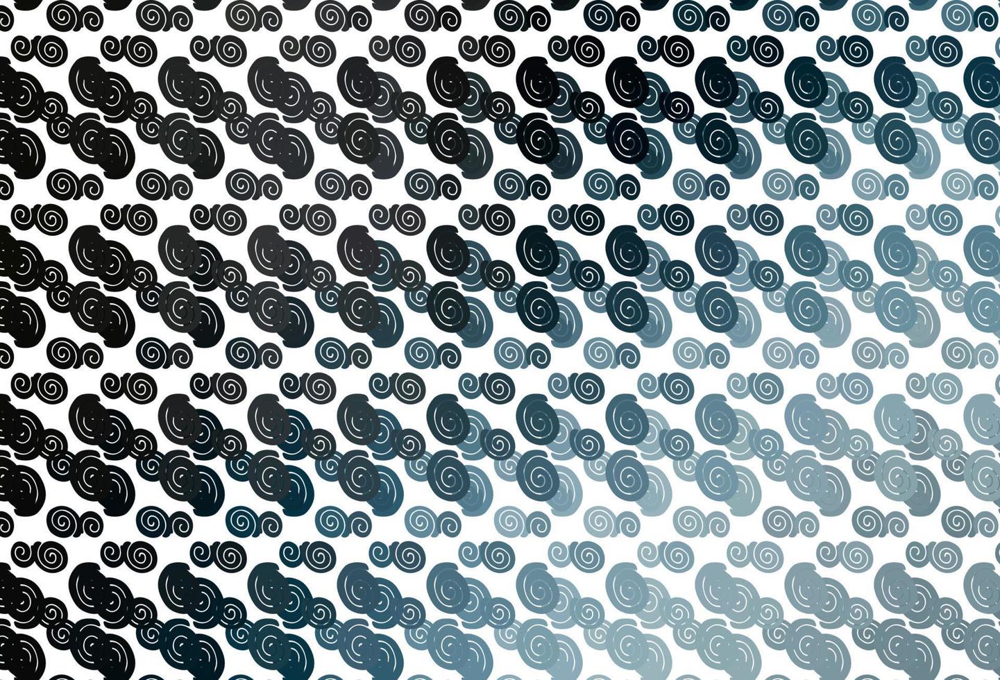 Light BLUE vector template with lines, ovals.