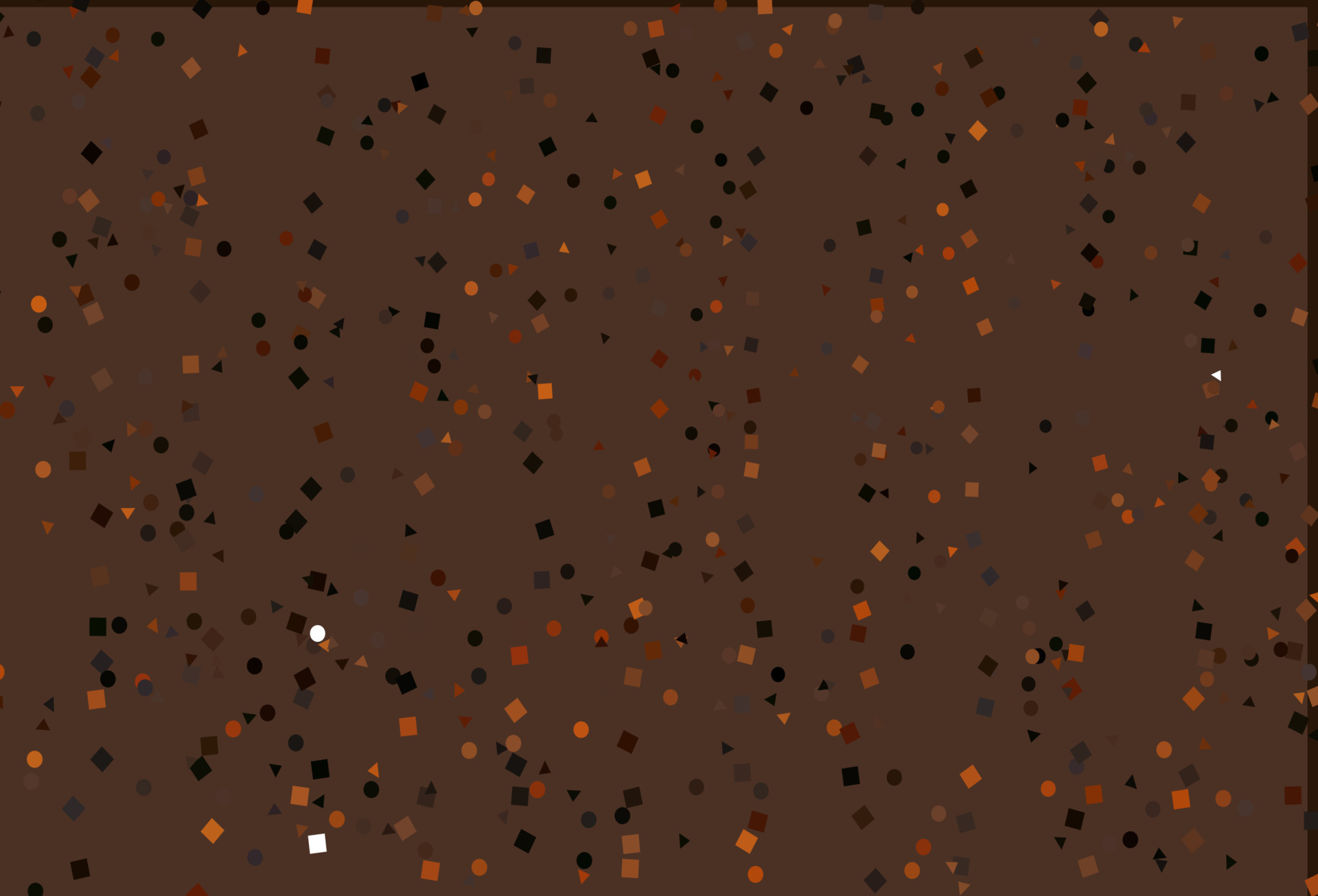 patrón de vector naranja claro en estilo poligonal con círculos