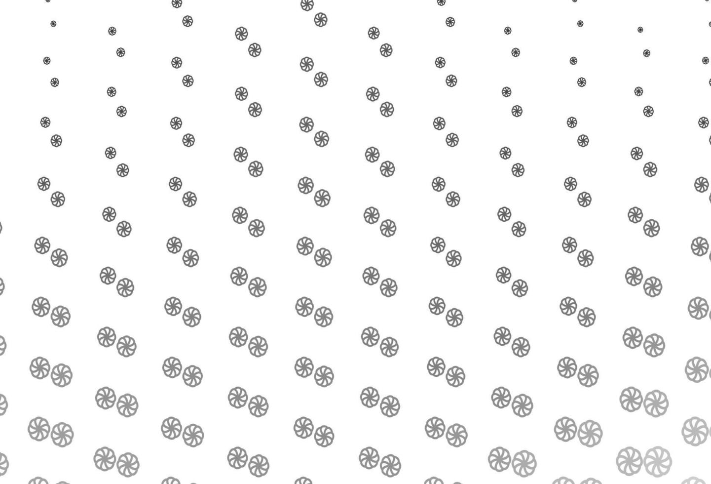 Light Silver, Gray vector layout with bright snowflakes.