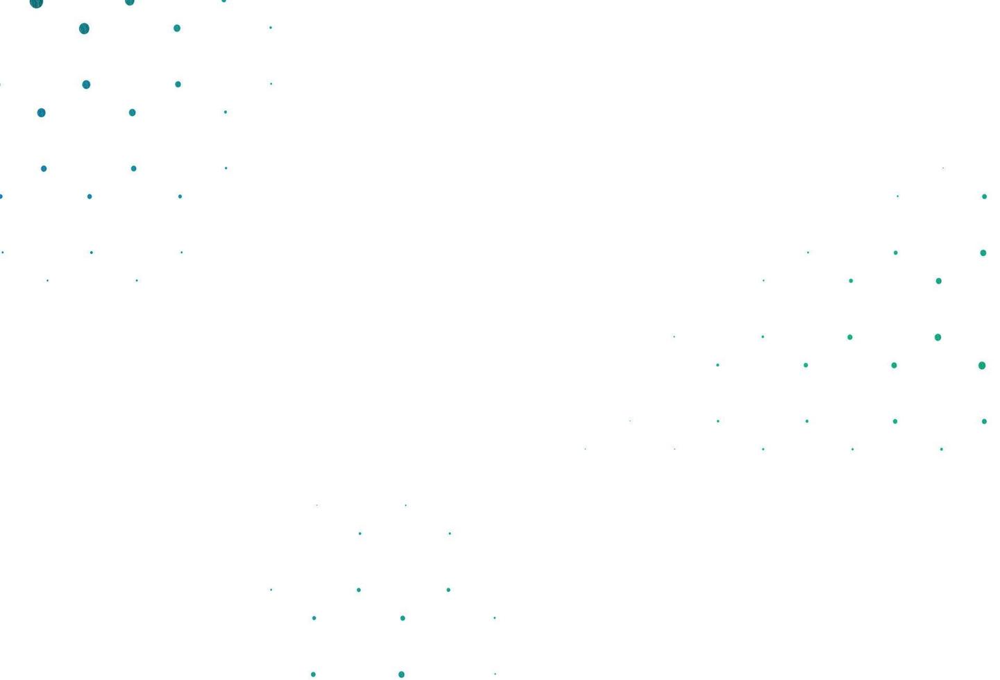 Light blue, green vector cover with spots.