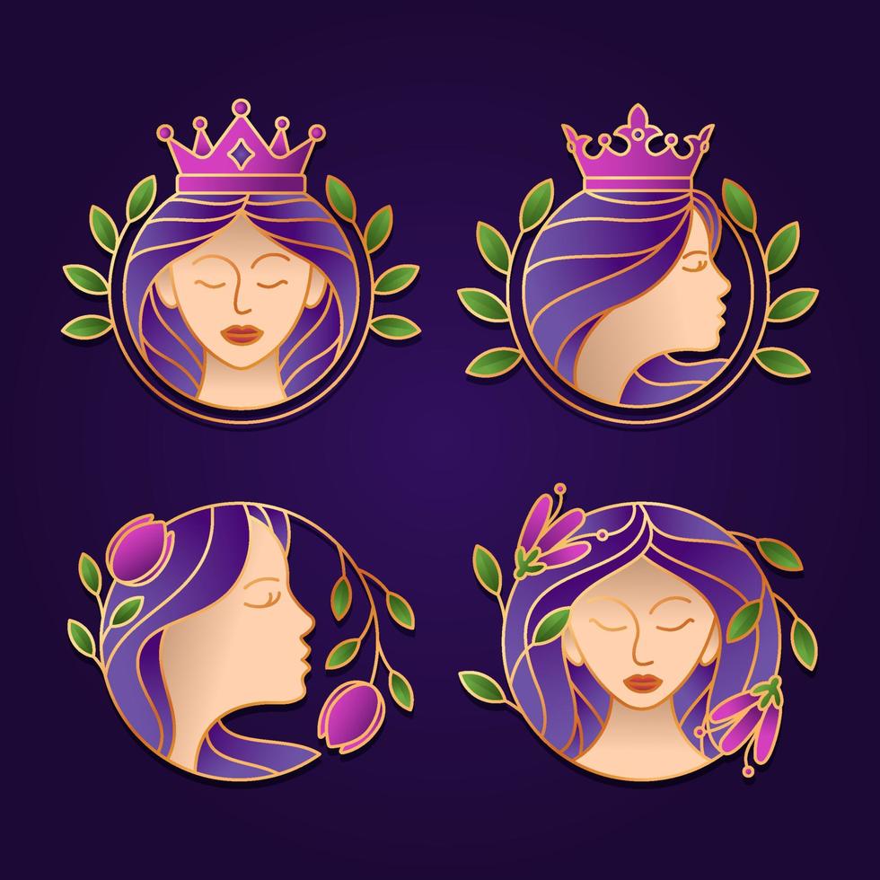 Beauty Logo Set vector