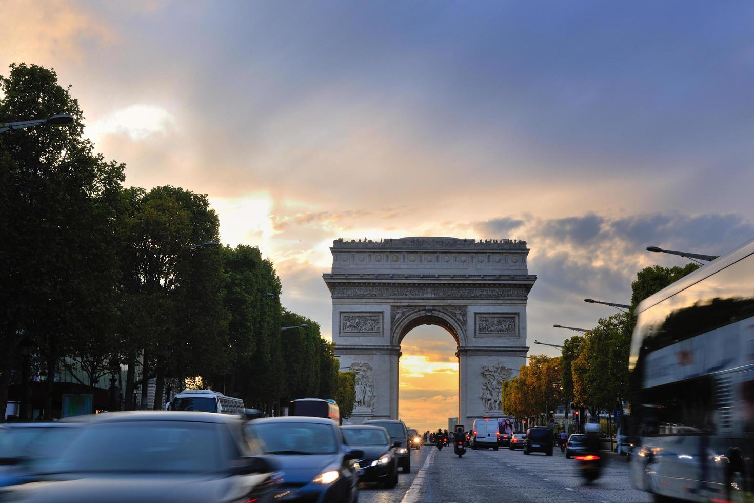 Paris, France, 2022 - Arc de Triomphe, Paris,  France photo