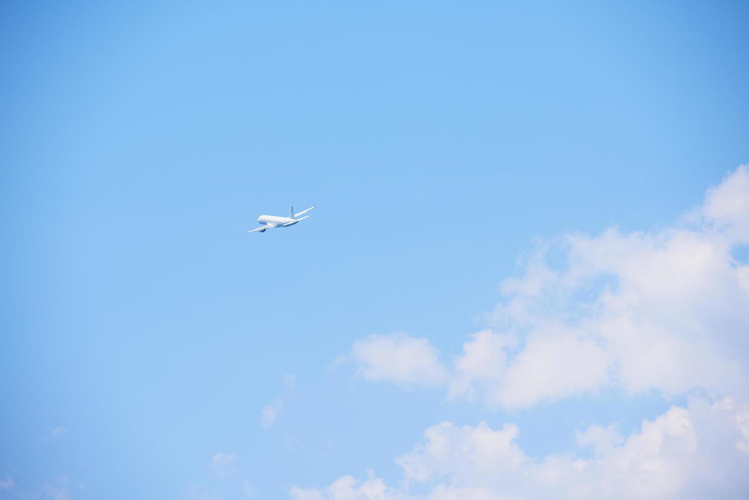 Modern airplane view photo