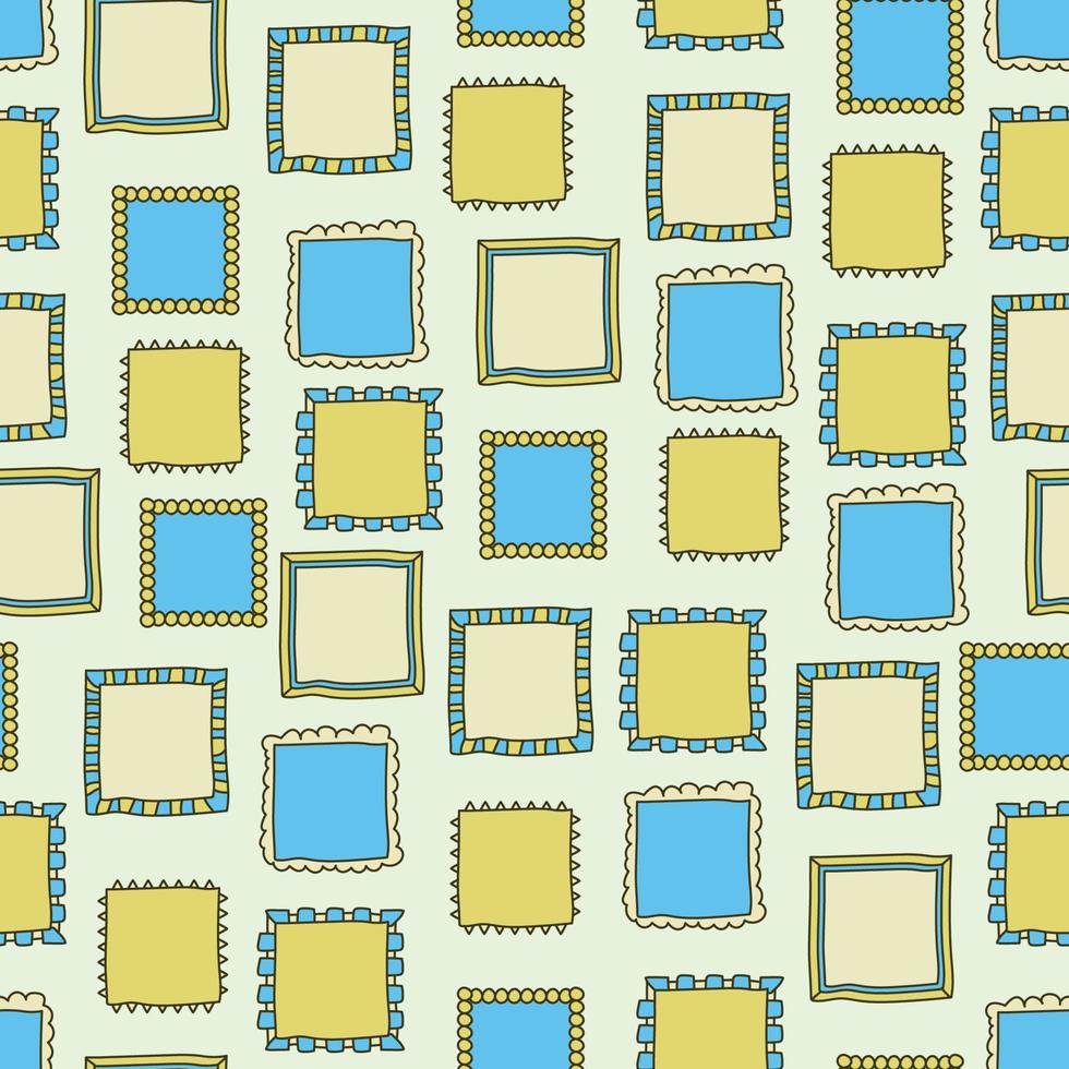 Funky Frames Pattern 12719358 Vector Art at Vecteezy
