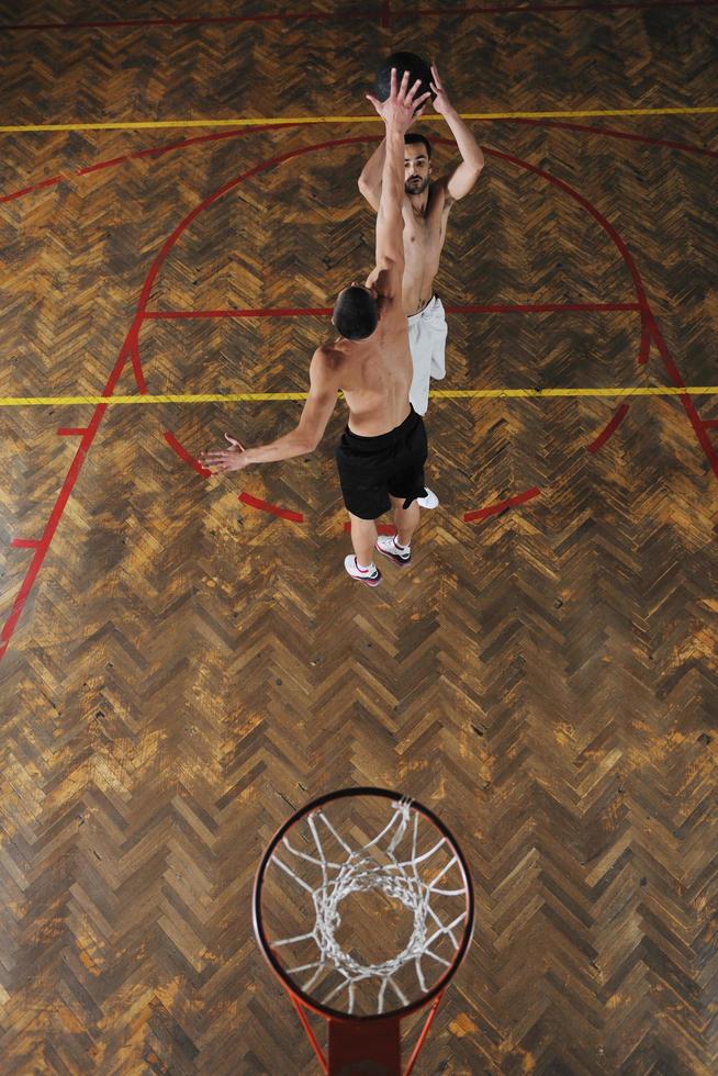 Basketball game view photo