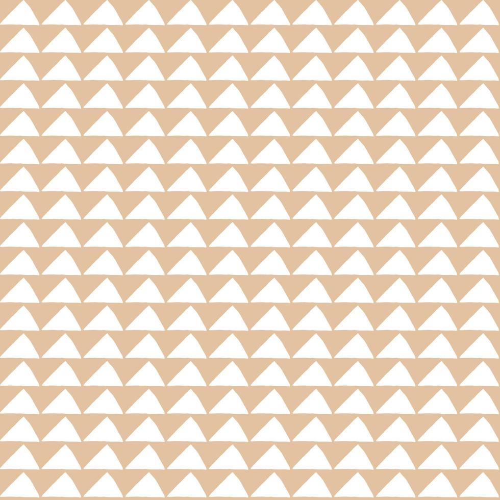 Seamless pattern with triangles hand drawn. Vintage vector background. EPS10