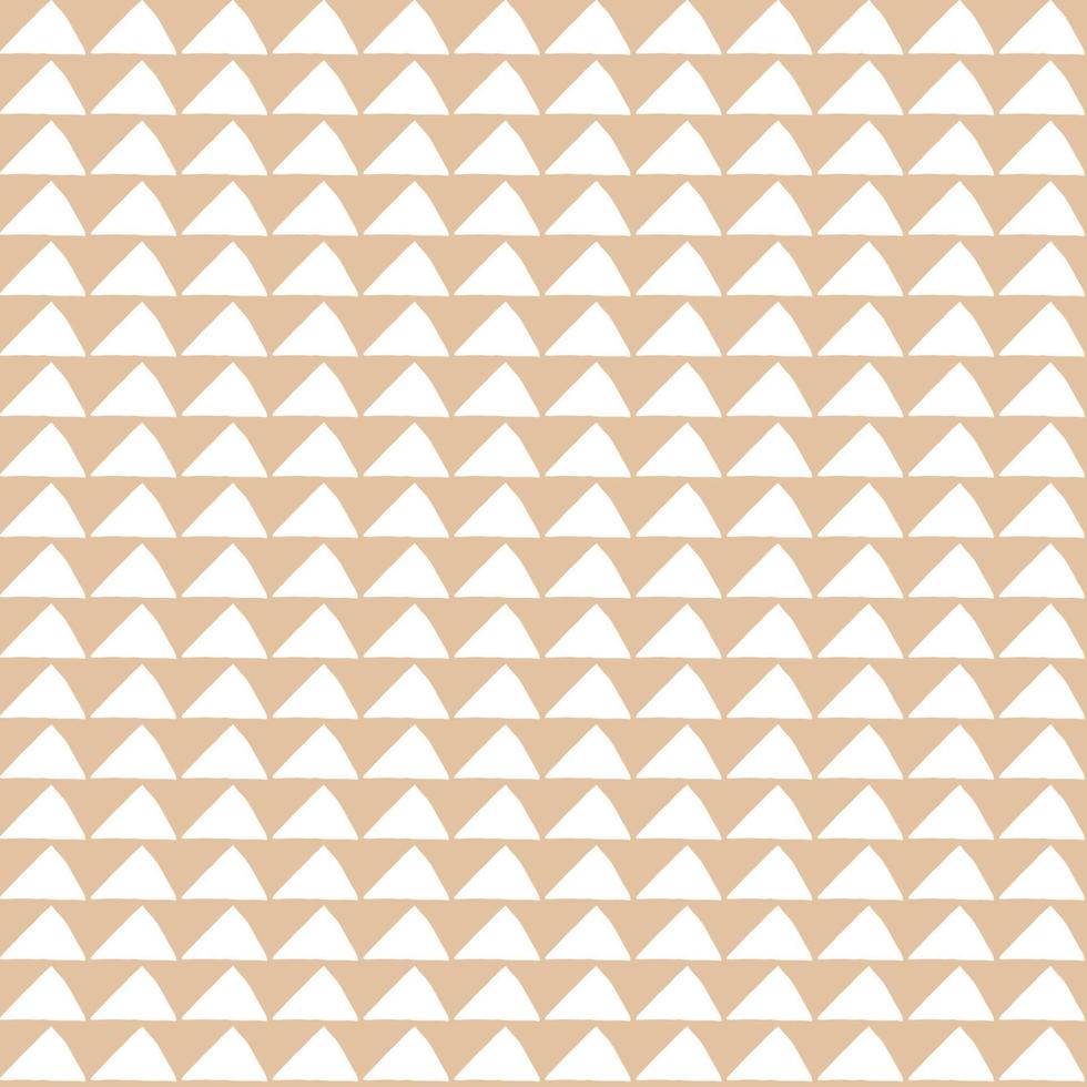 Seamless pattern with triangles hand drawn. Vintage vector background. EPS10