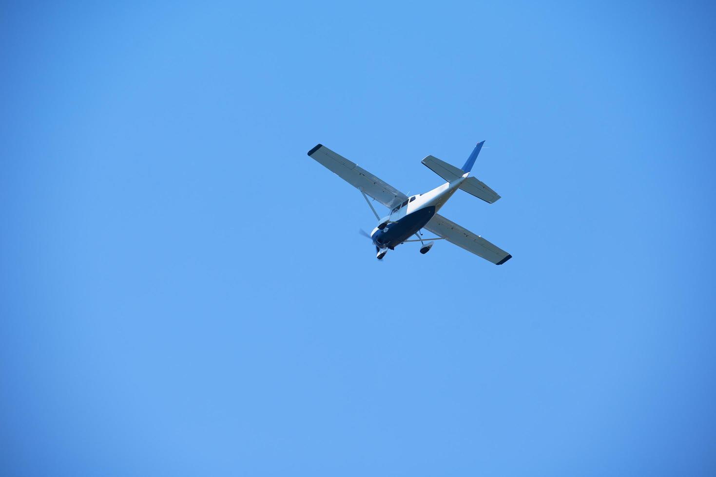 Small airplane view photo