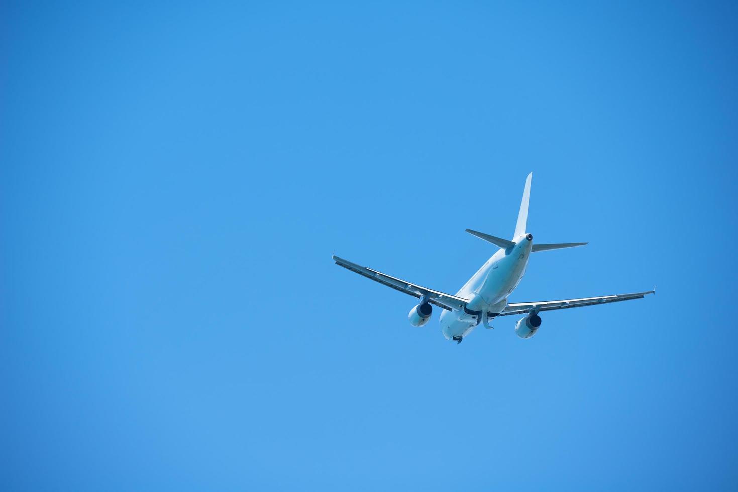 Modern airplane view photo