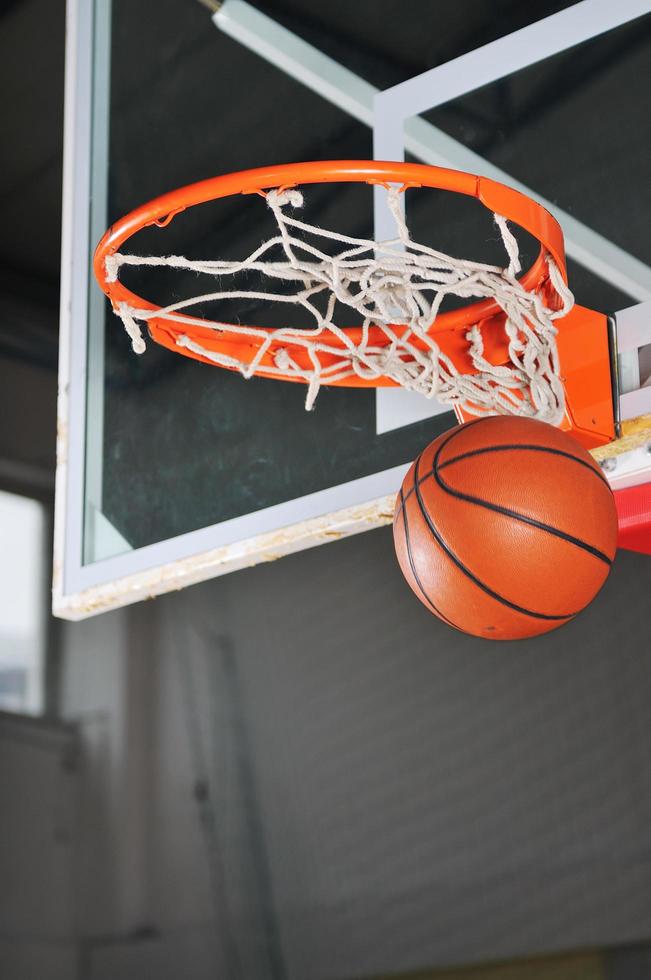 vista de competencia de baloncesto foto