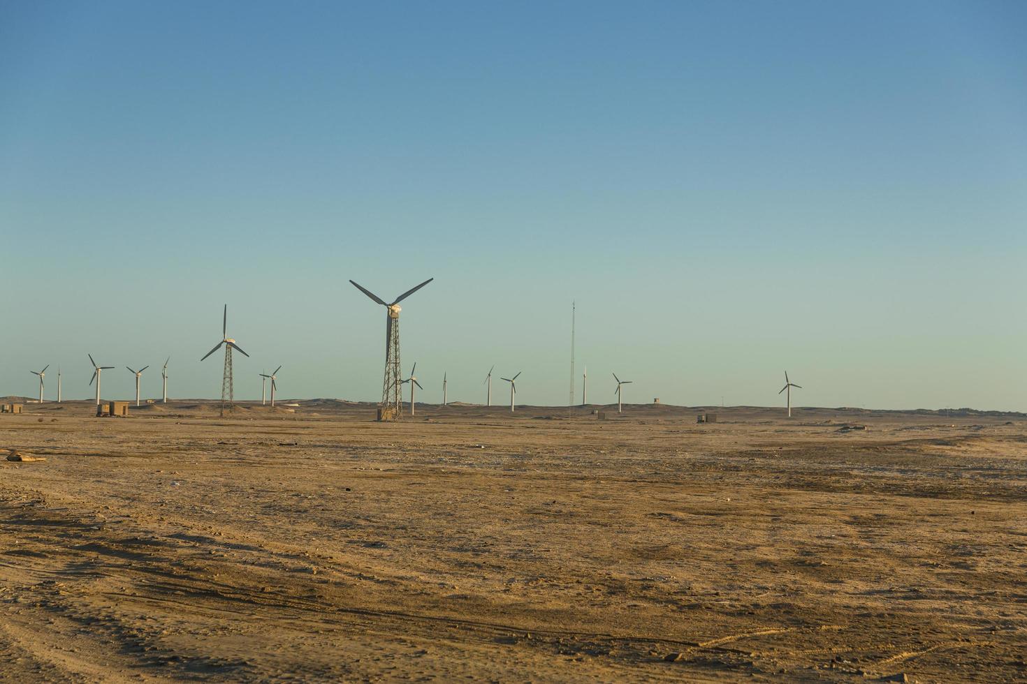 Wind farm view photo