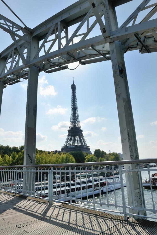 eiffel tower in paris at day photo