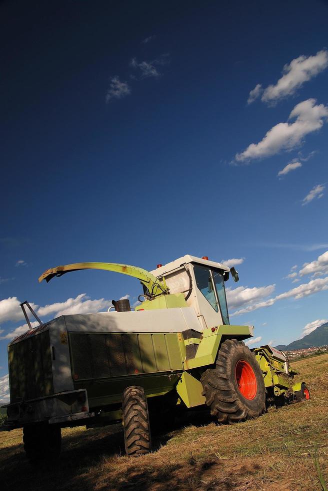 tractor on farm photo