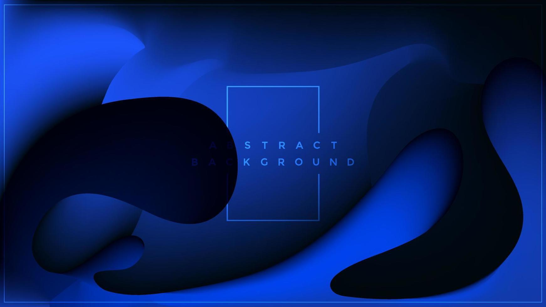 diseño de fondo de banner degradado azul abstracto moderno vector