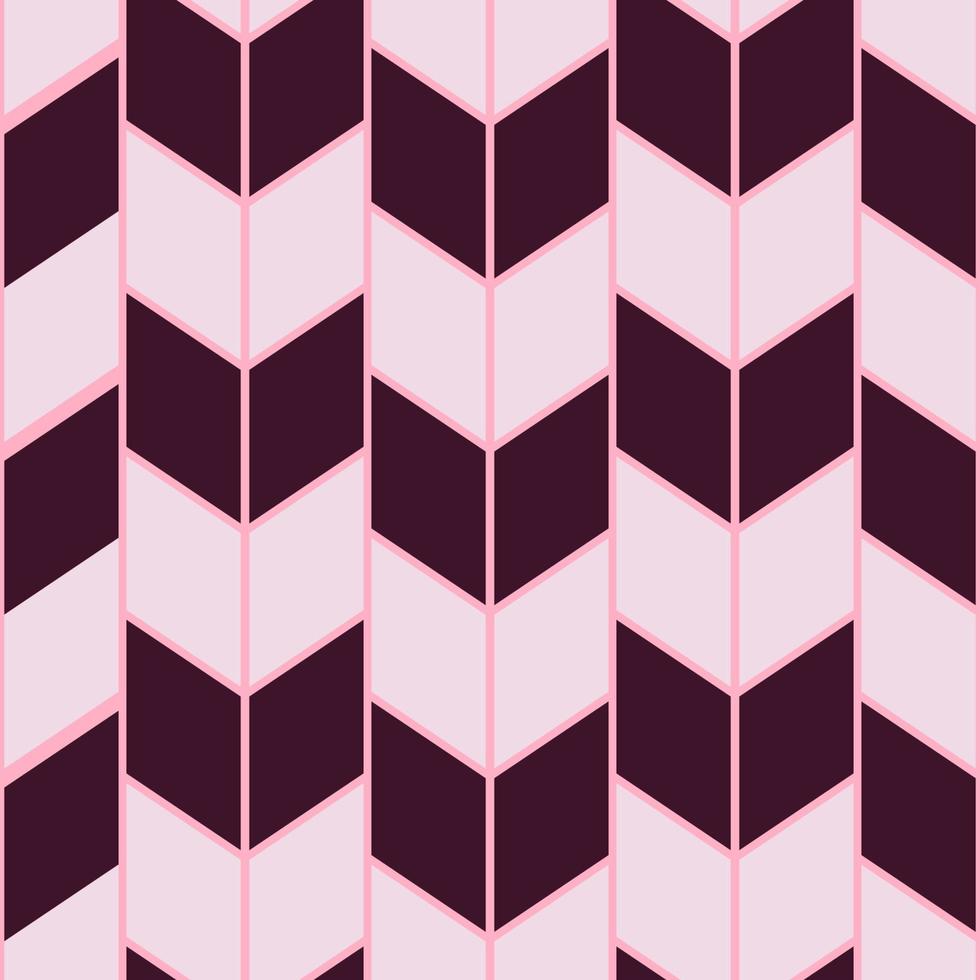 Vector seamless pattern of brown pink geometric elements for websites, textile, wrappers, wallpapers