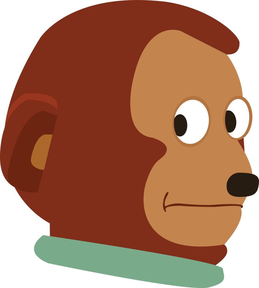 Awkward Look Monkey Puppet Icon vector