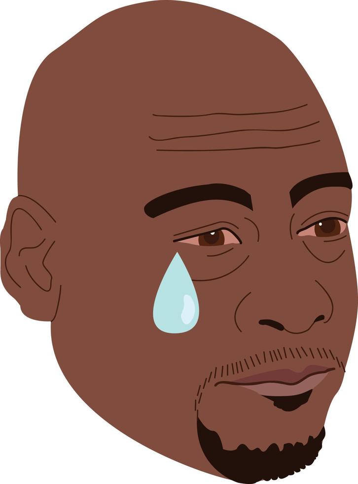 icono de meme de michael jordan llorando vector