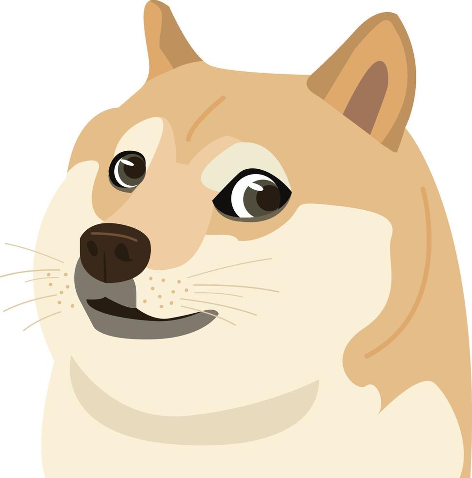 Doge Meme Icon vector