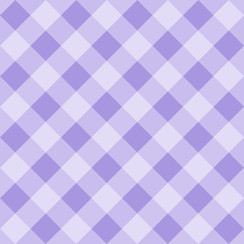 Purple gingham seamless pattern background. vector
