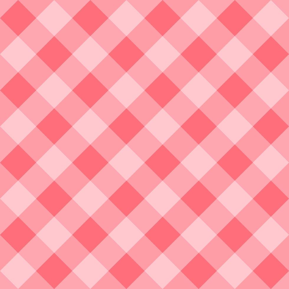 Red gingham seamless pattern background. vector