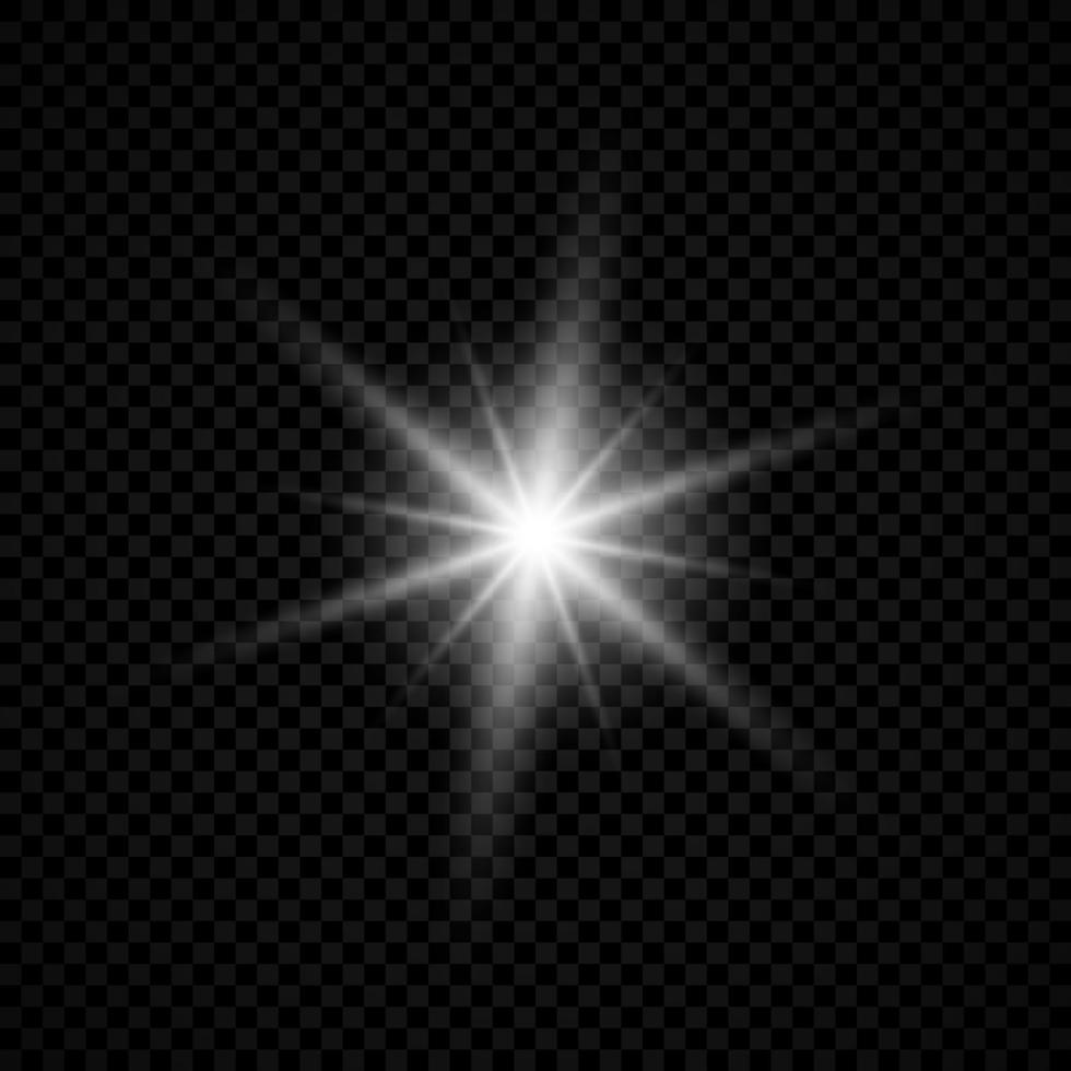 Light effect of lens flares vector