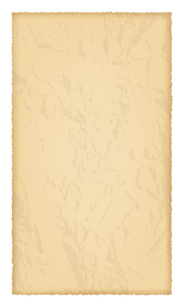 Old paper with burnt edges vector