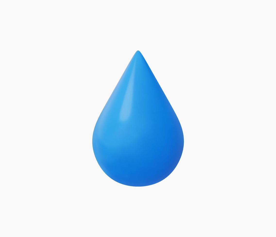 3D Realistic Drop Water vector illustrations.