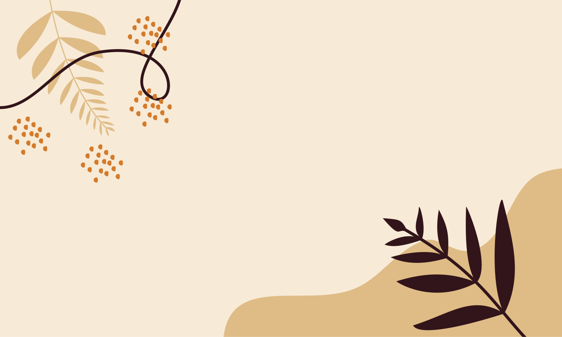 Autumn themes background with organic shapes style. Abstract fall Autumn themes background with organic shapes style. Abstract fall