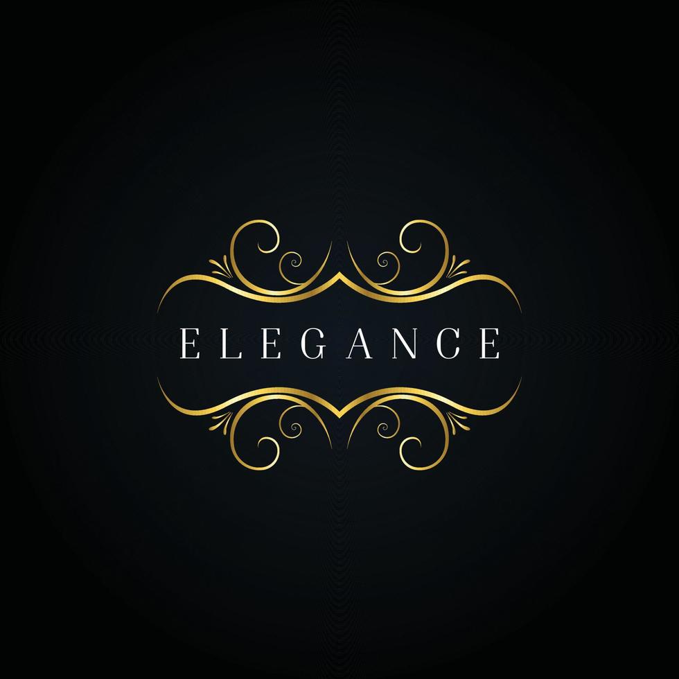 Luxury Elegant Ornament Logo Style Sign Symbol Icon vector