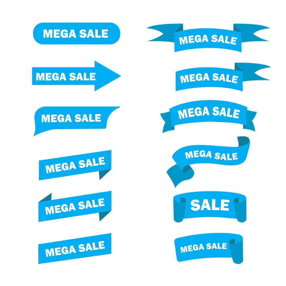 Sale and Black Friday. Banners for the sale of discount offers. Stickers with the best prices. Promotional banner templates. Vector