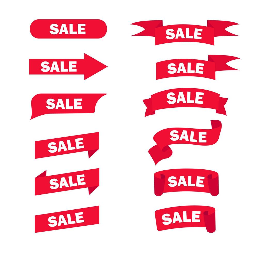 Sale and Black Friday. Banners for the sale of discount offers. Stickers with the best prices. Promotional banner templates. Vector