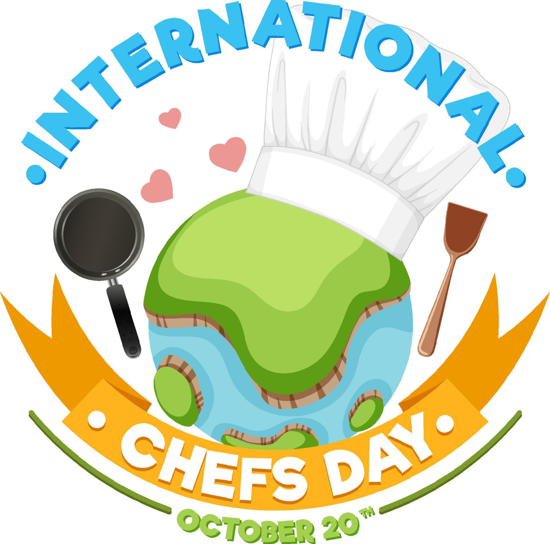 International Chef Day Poster Design 12723081 Vector Art at Vecteezy