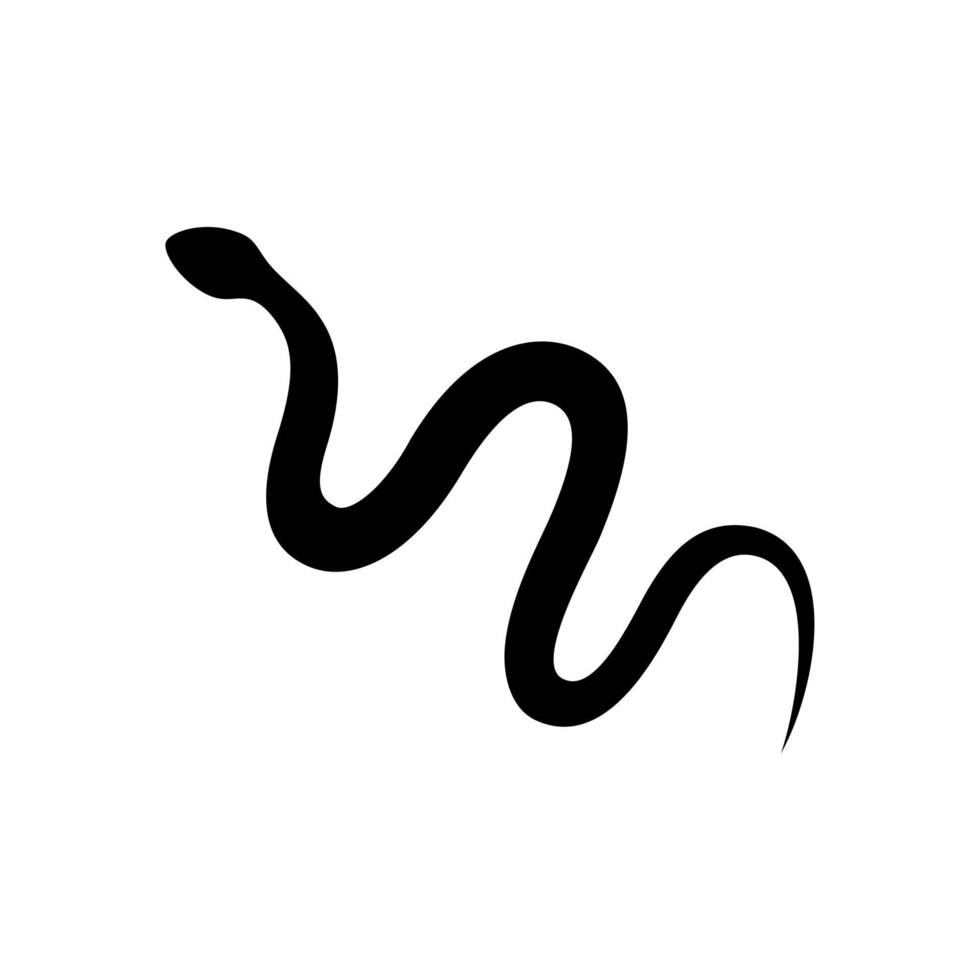 icono de vector de serpiente