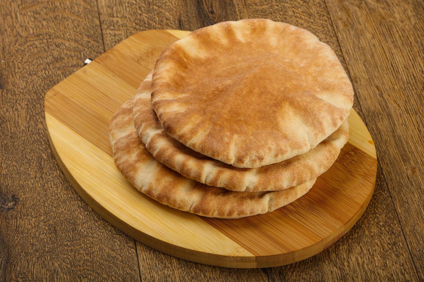 Pita bread dish photo