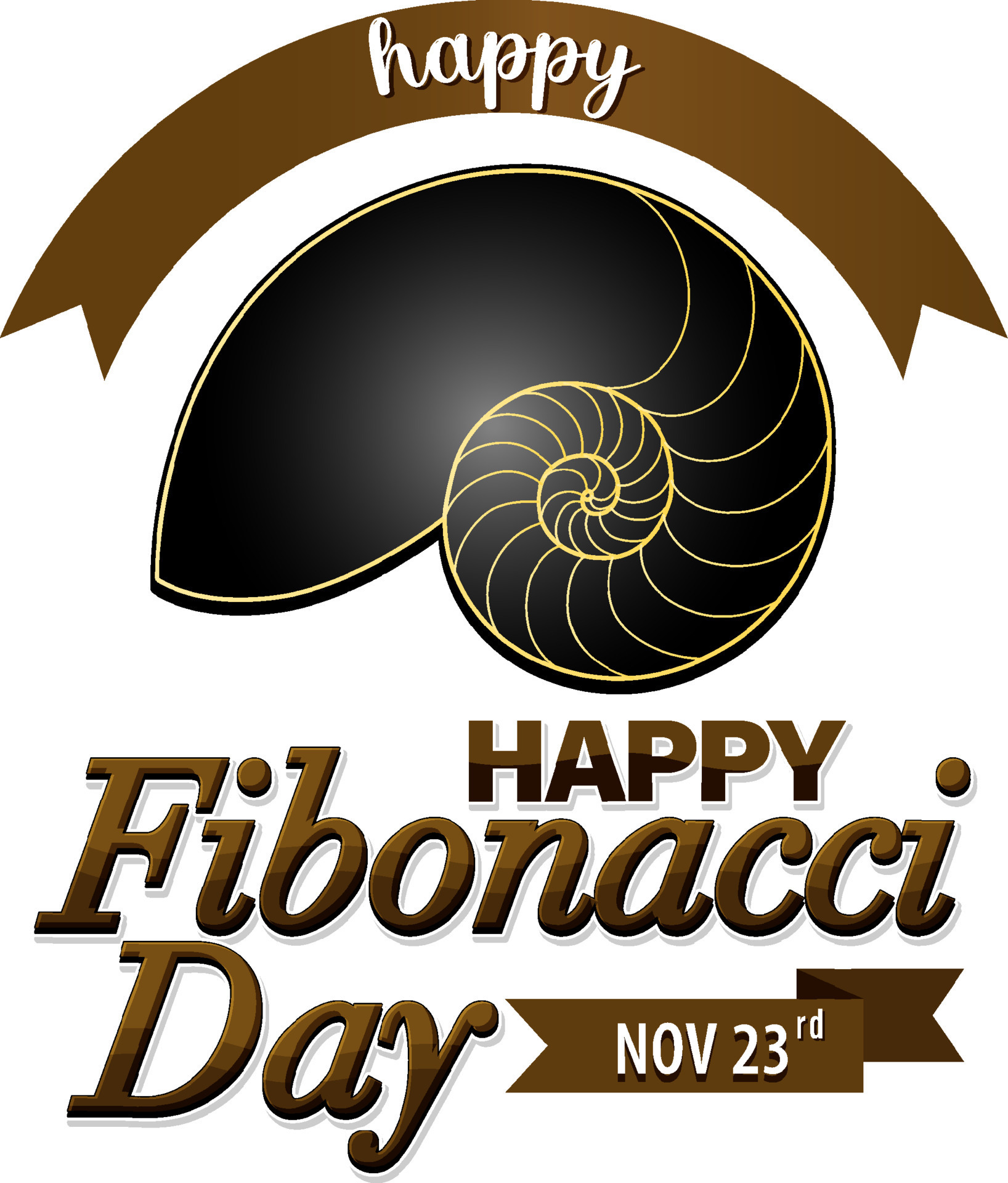 diseño del cartel del día de fibonacci 12723751 Vector en Vecteezy