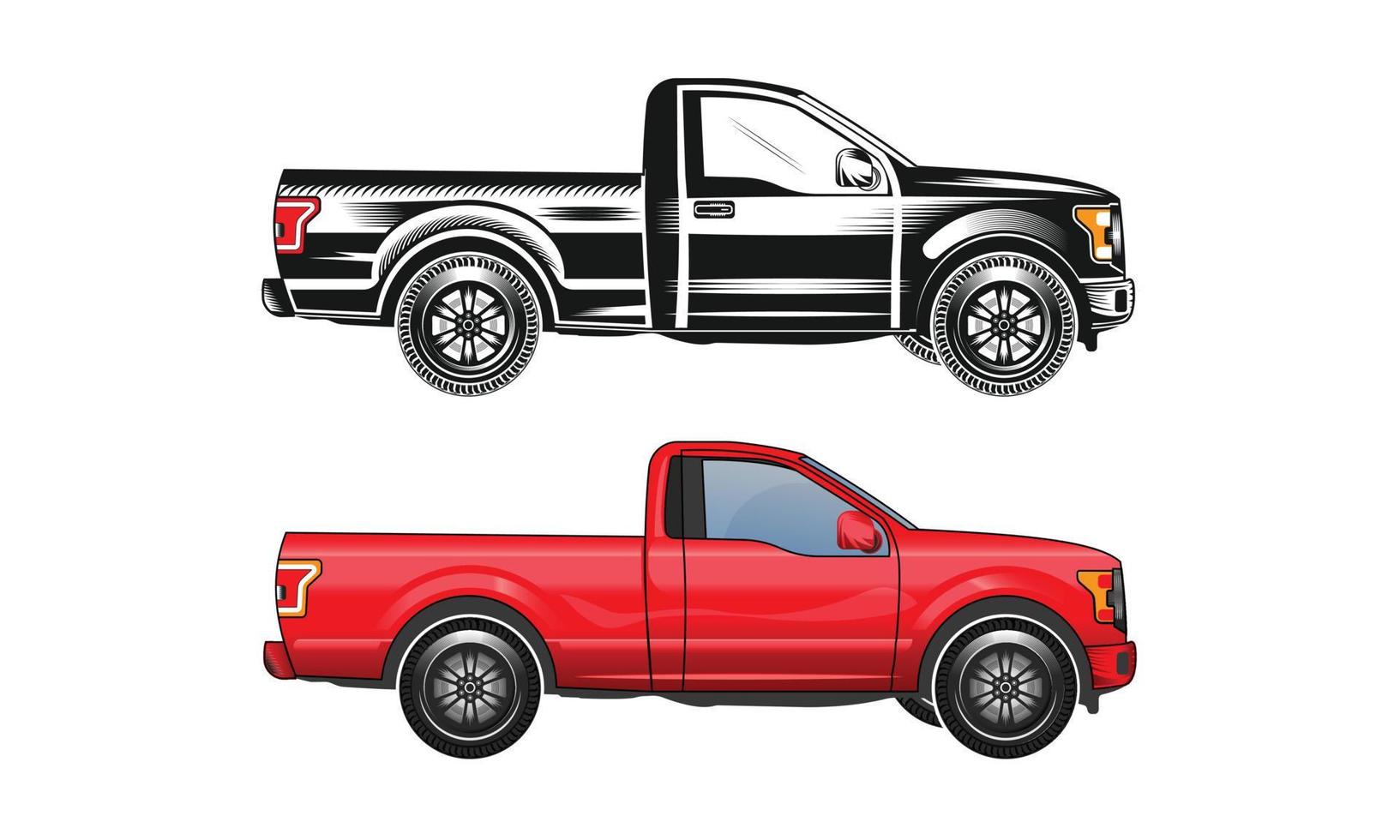 Mini Truck vector illustration