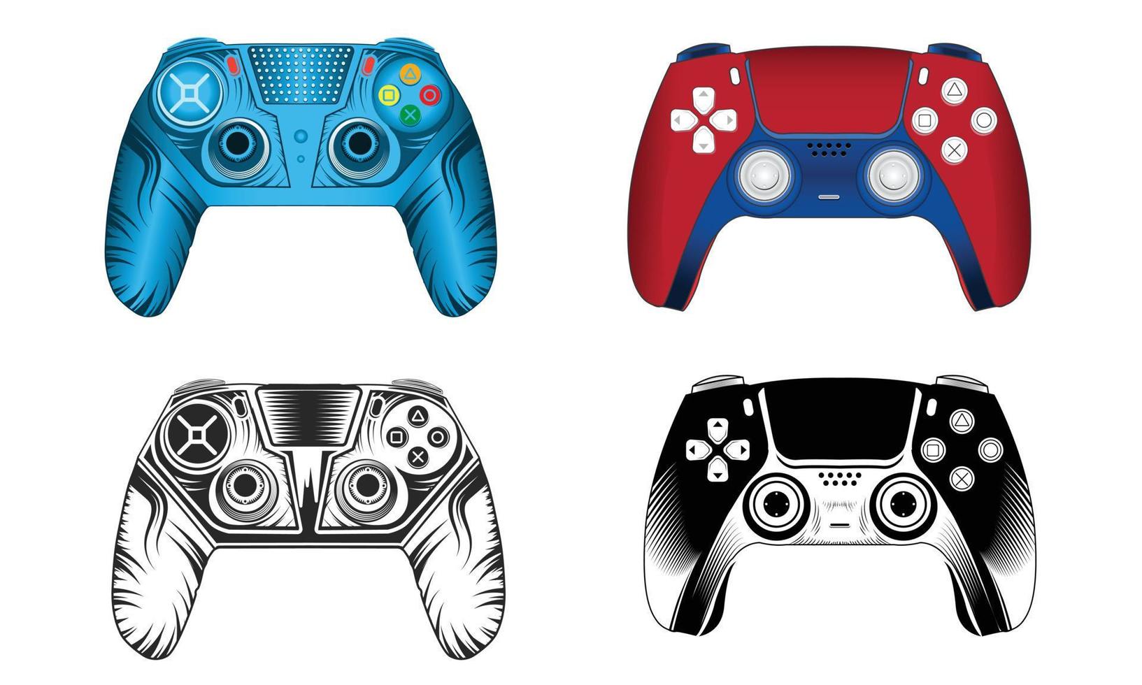 Video game controller  vector Design