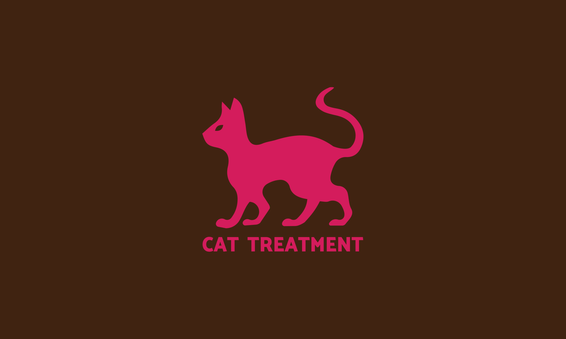 Black Cat sitting Logo vector. Home pet veterinary clinic icon Stock Vector