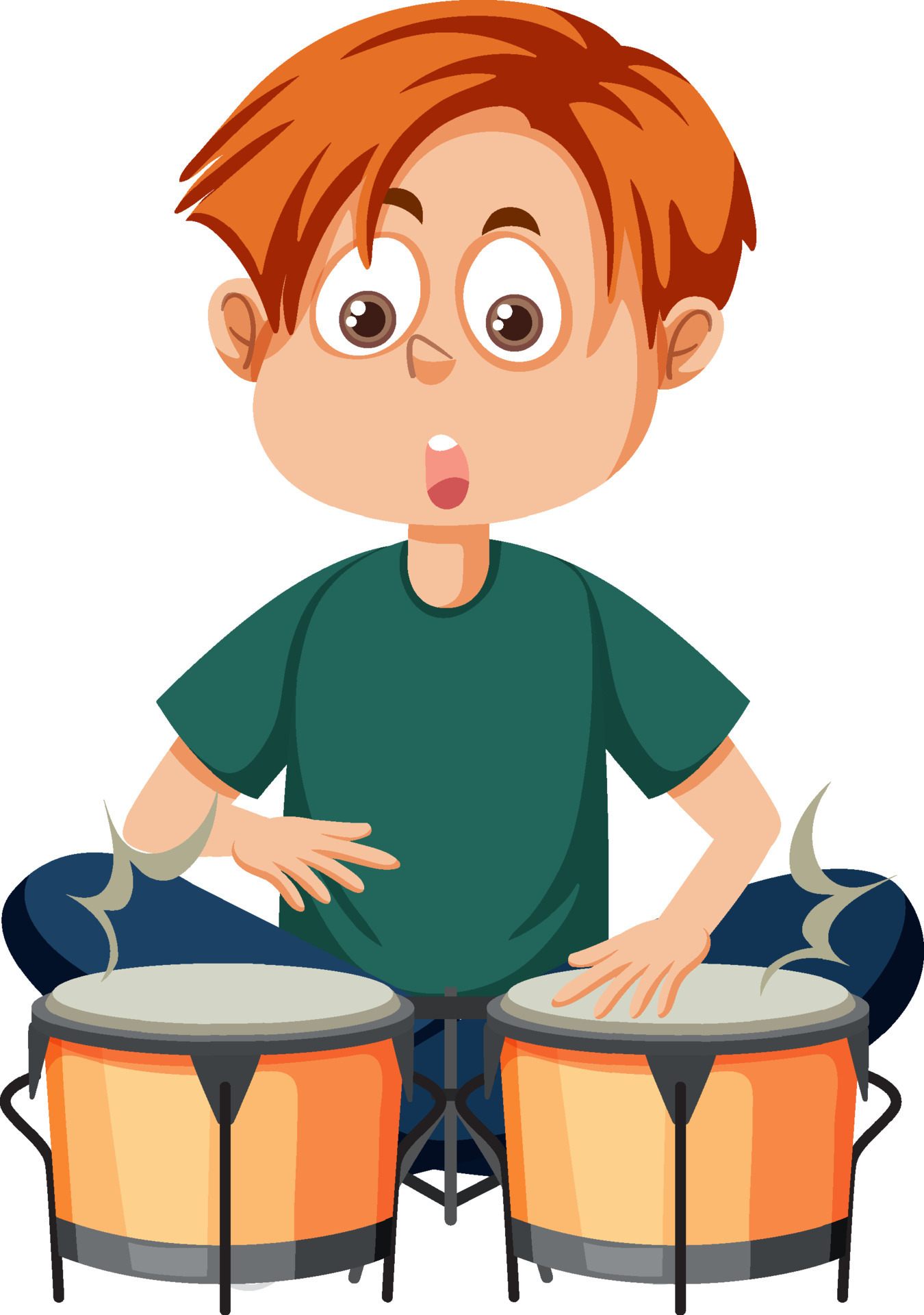 a-boy-playing-bongos-12724138-vector-art-at-vecteezy