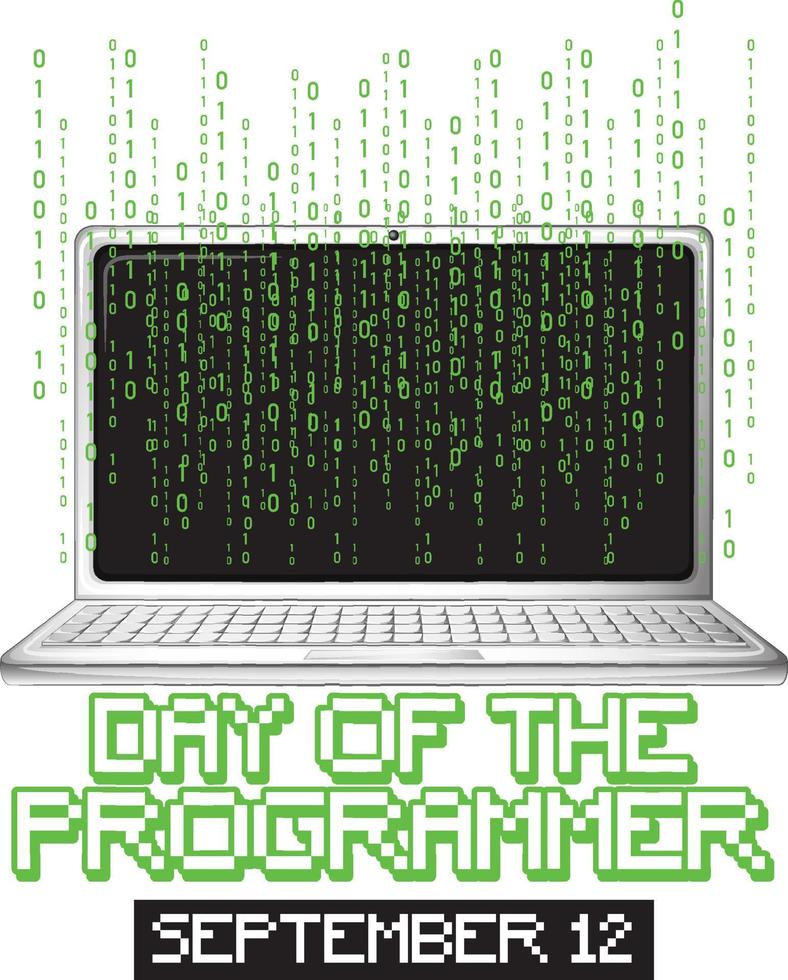 The Day of the Programmer Poster vector