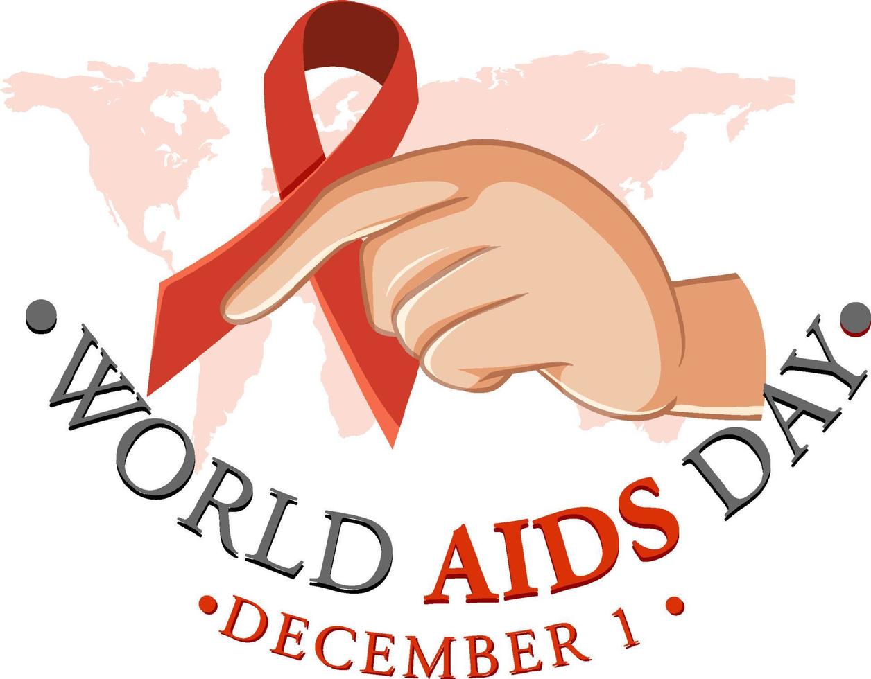 World AIDS Day Poster Design vector