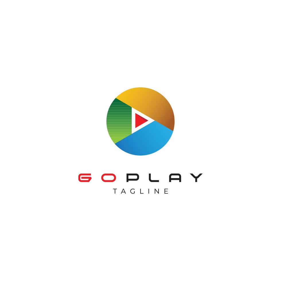 Internet Media Play Logo Sign Symbol Icon vector