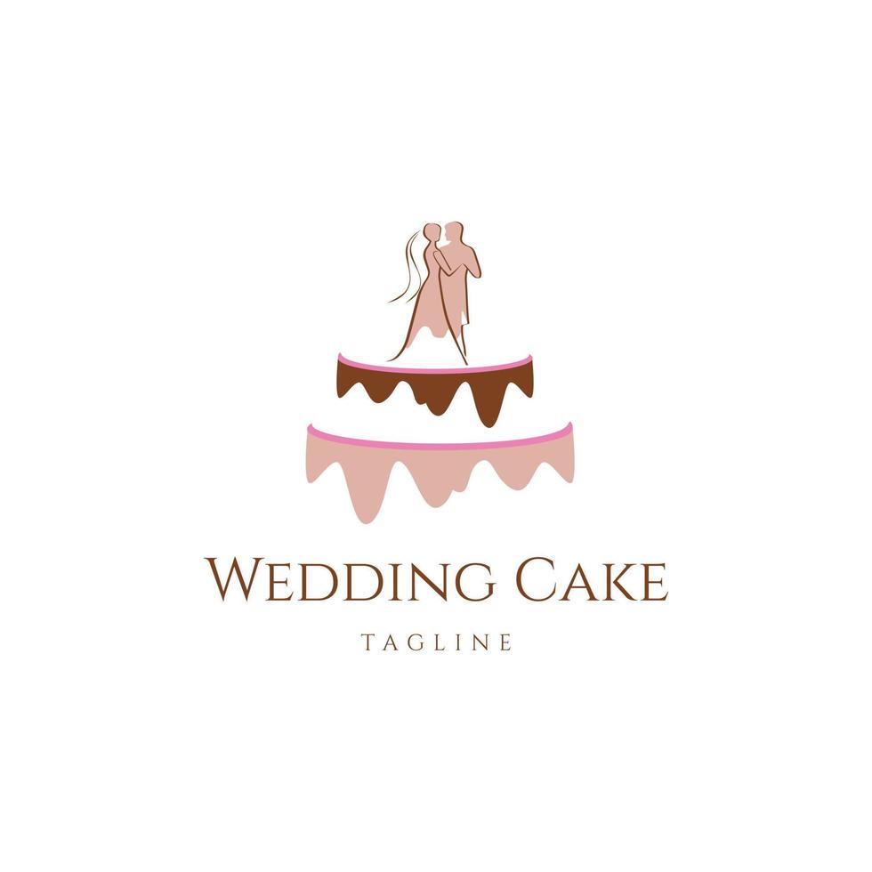 Wedding Cakes Logo Sign Symbol Icon vector