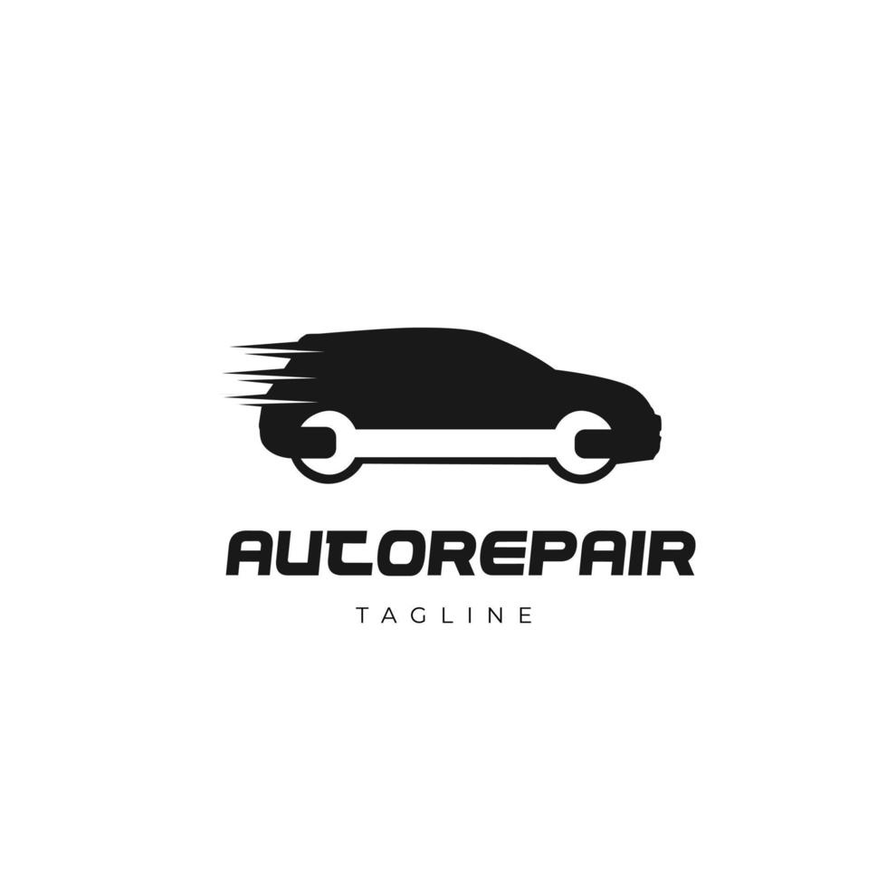 plantilla de diseño de logotipo de reparación automotriz simple vector