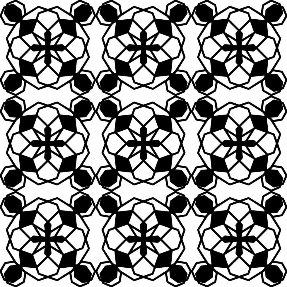 Black and white seamless background. Geometrical Pattern design. Simple and minimal pattern ideal for Wallpaper, Backdrop, shirt printing, fashion, stencil, handmade craft. Vector Illustration.