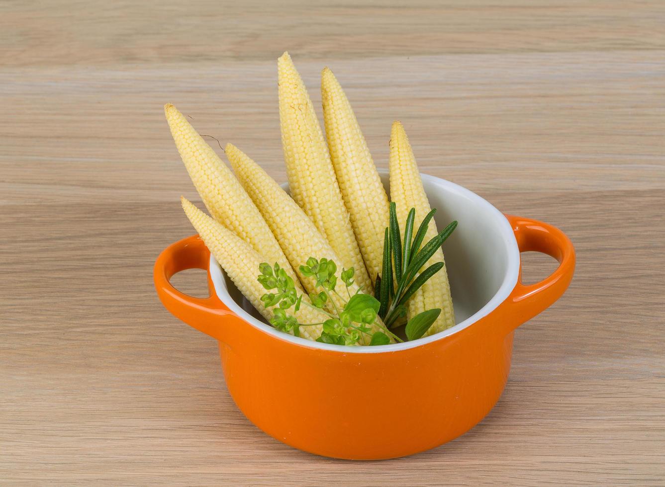 Baby corn dish photo