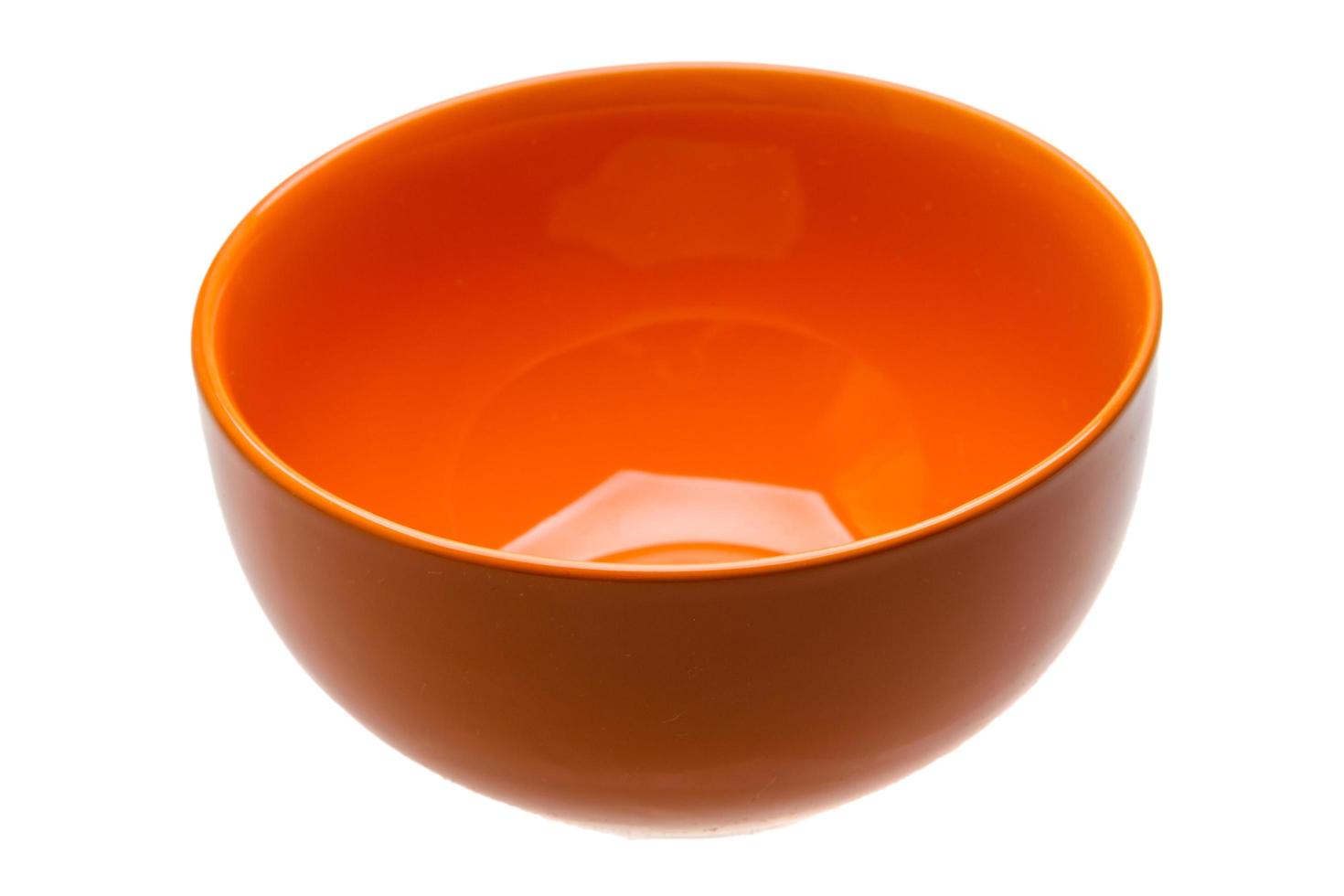Bowl on white photo