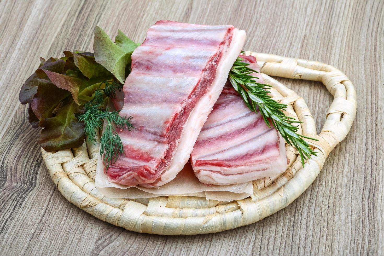 Lamb rib dish photo